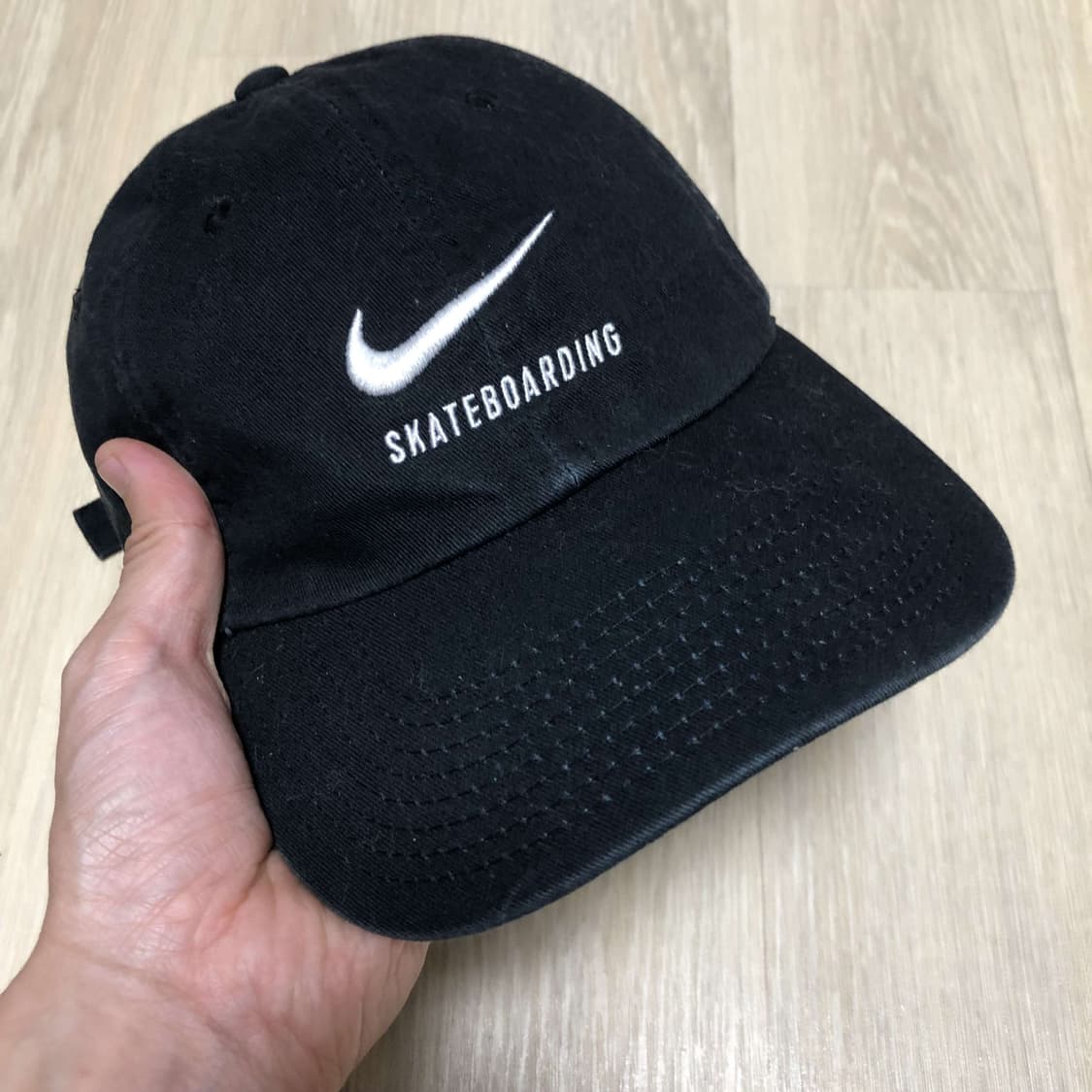 (ONE SIZE) 나이키 SB 스케이트 보드 스우시 볼캡 블랙 모자 상품이미지2