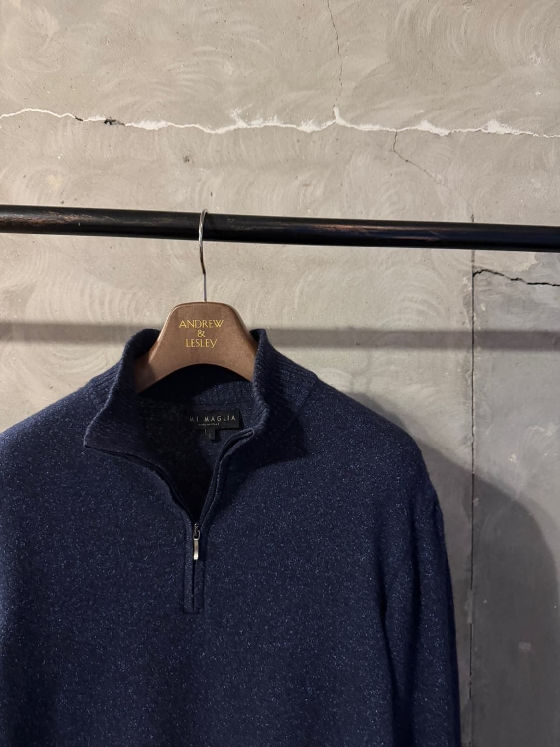 MI MAGLIA  짚업 니트 100 상품이미지3