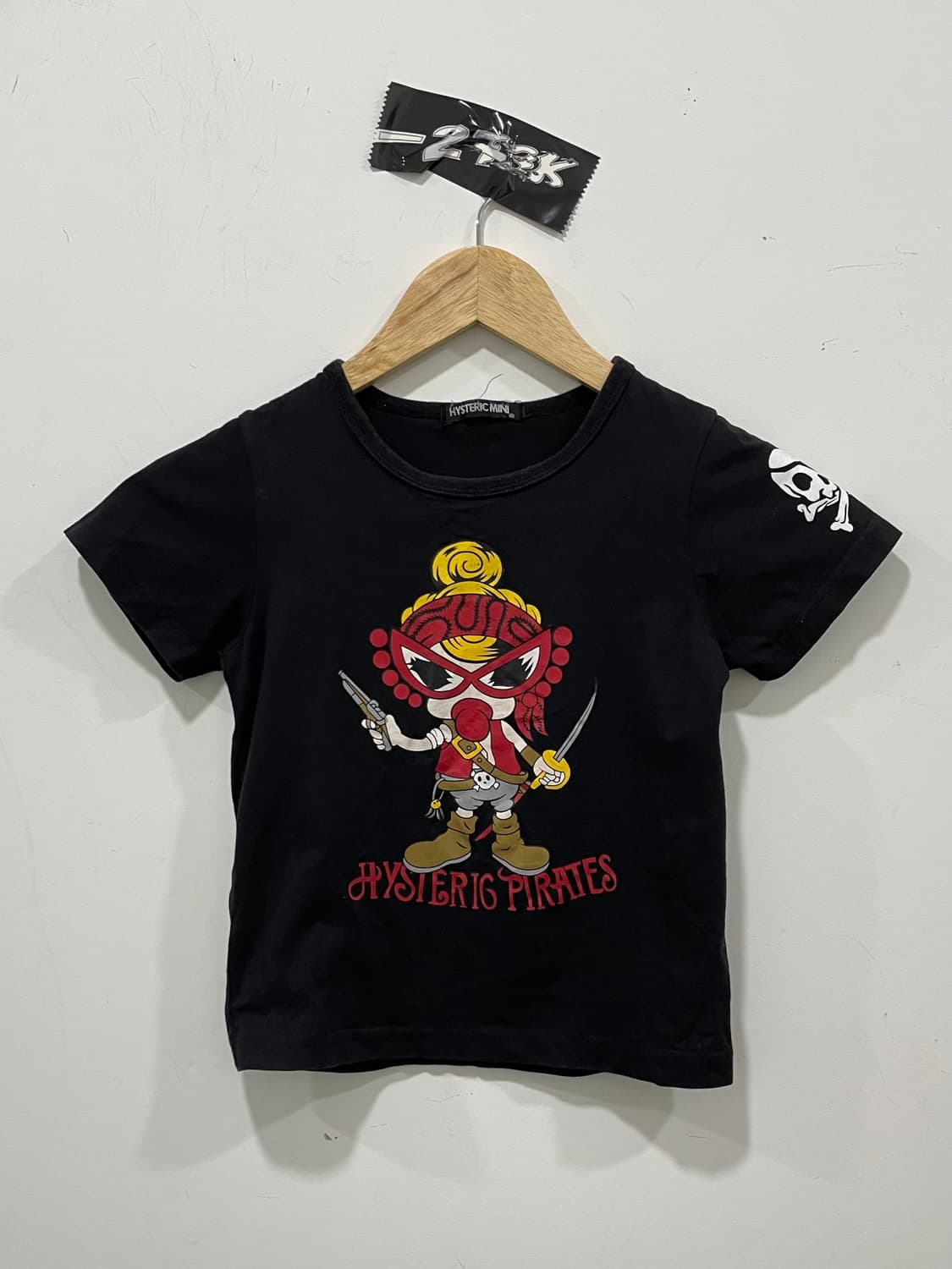 Hysteric Mini 히스테릭 해적미니짱 프린팅 크롭 반팔티셔츠 상품이미지2