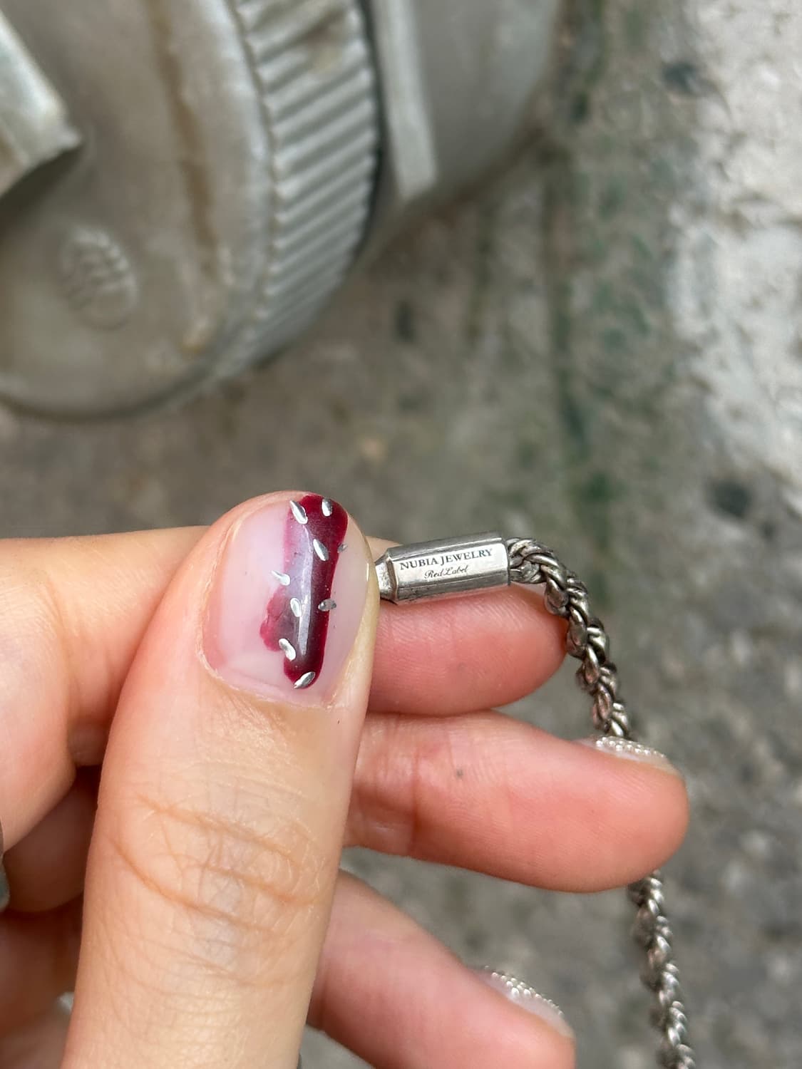Vintage 925silver chain necklace 상품이미지5