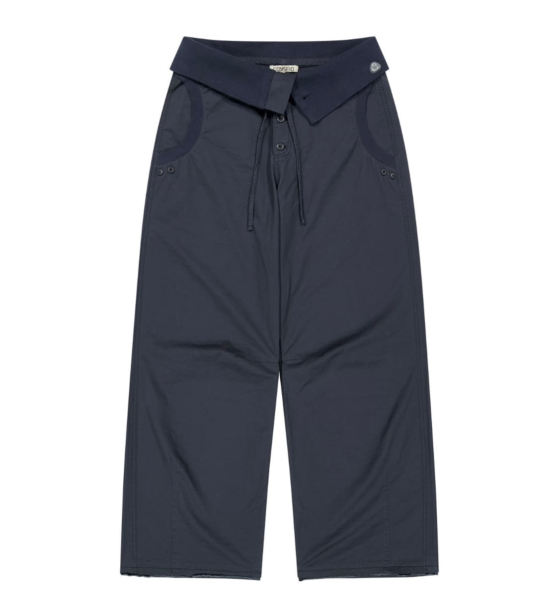 코이세이오 플로우 폴드 팬츠 네이비 FLOW FOLD PANTS NAVY 상품이미지1