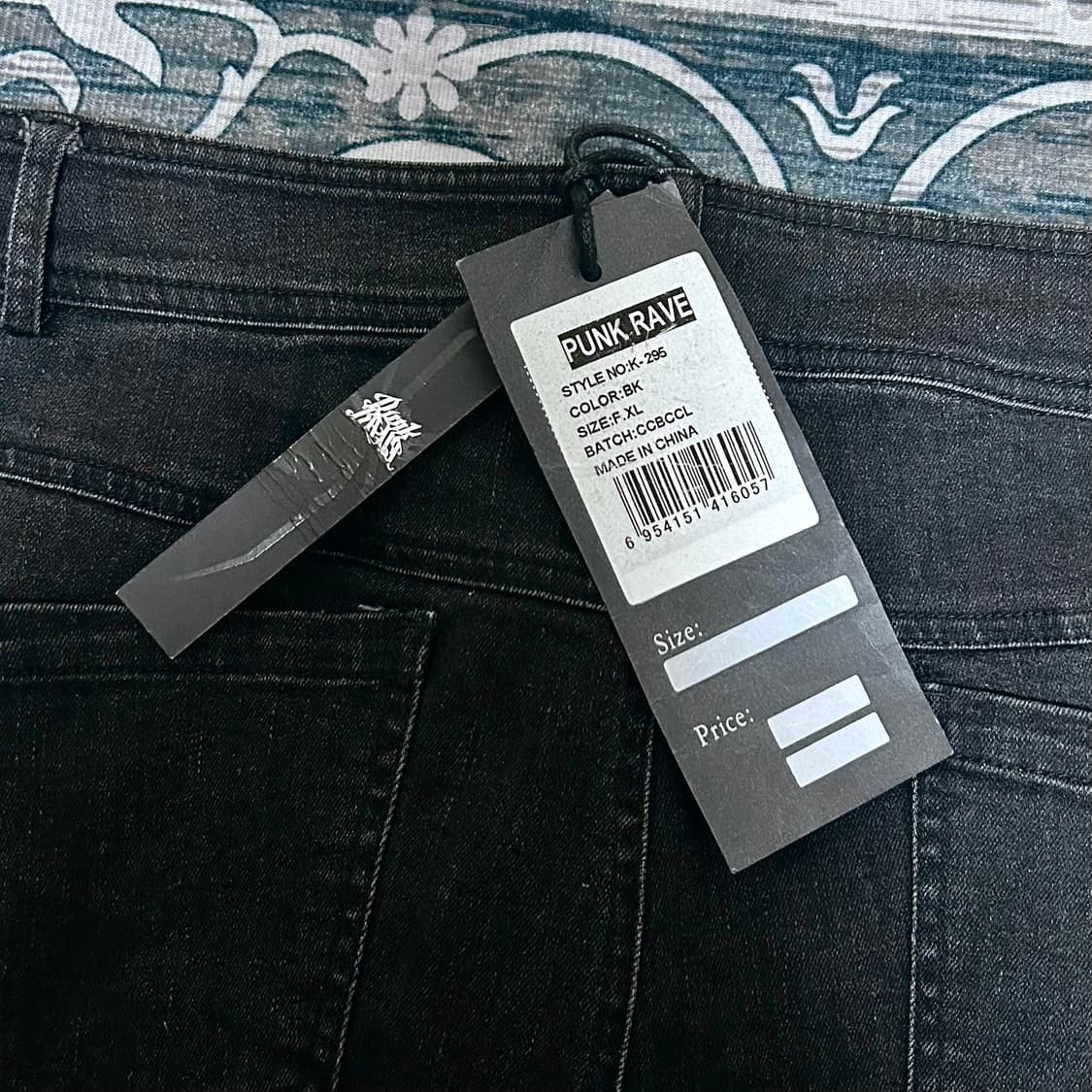Punk Rave 펑크 레이브 스키니 바지 고스 vkei v-kei 상품이미지3