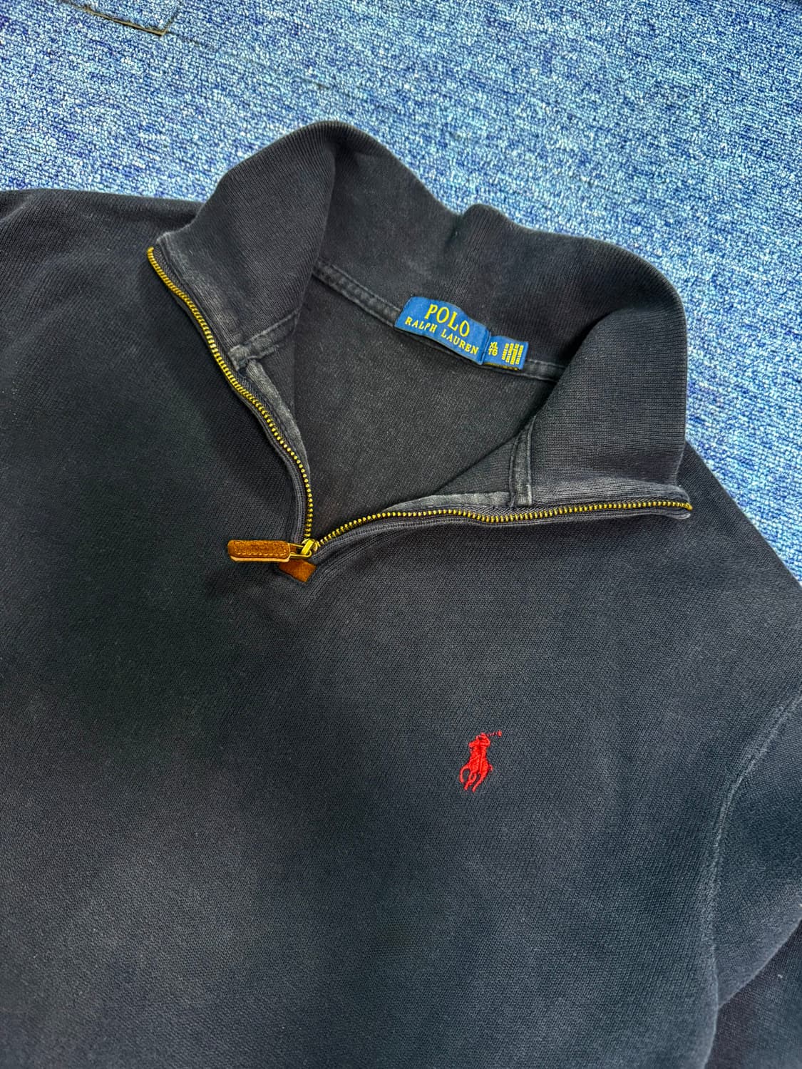 폴로 반집업 니트 상품이미지3