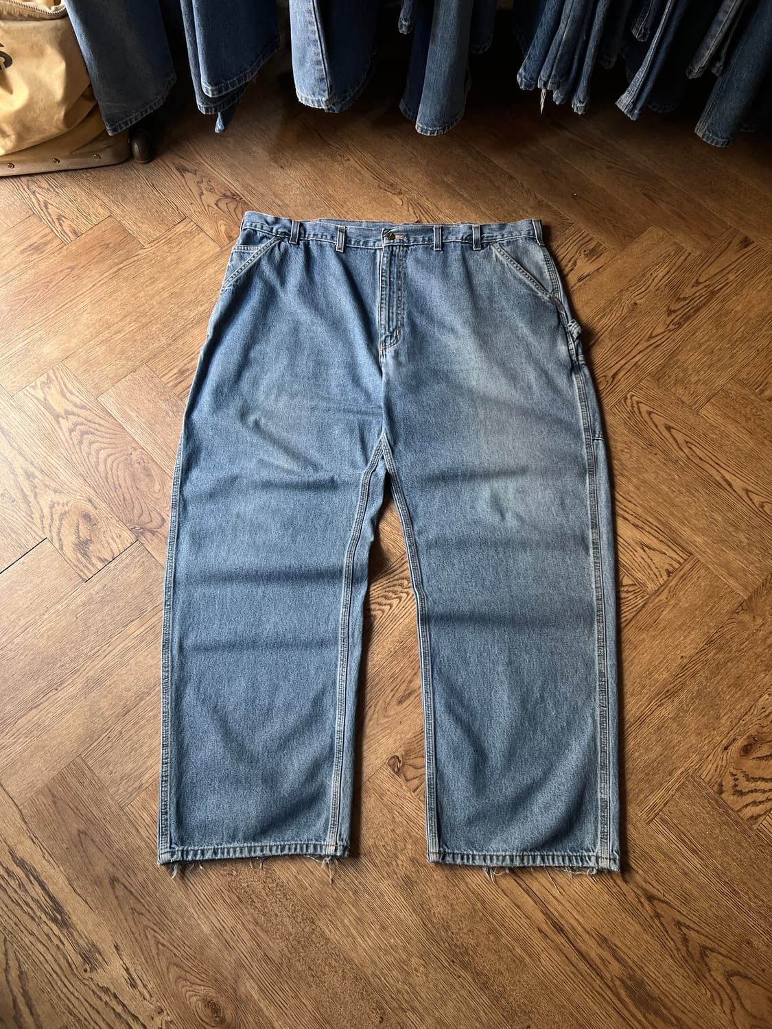 [44]칼하트 USA 빅사이즈 싱글니 카펜터 워크 데님 팬츠 상품이미지2