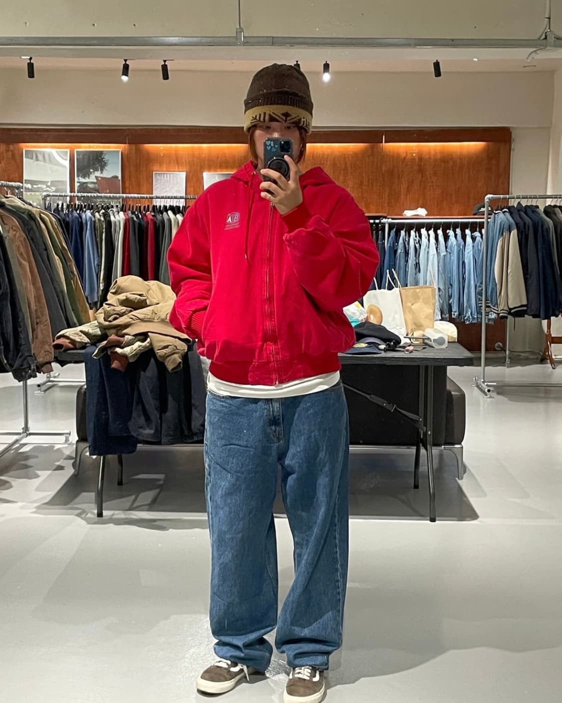 빈티지 엑티브 후드 워크 자켓 상품이미지2