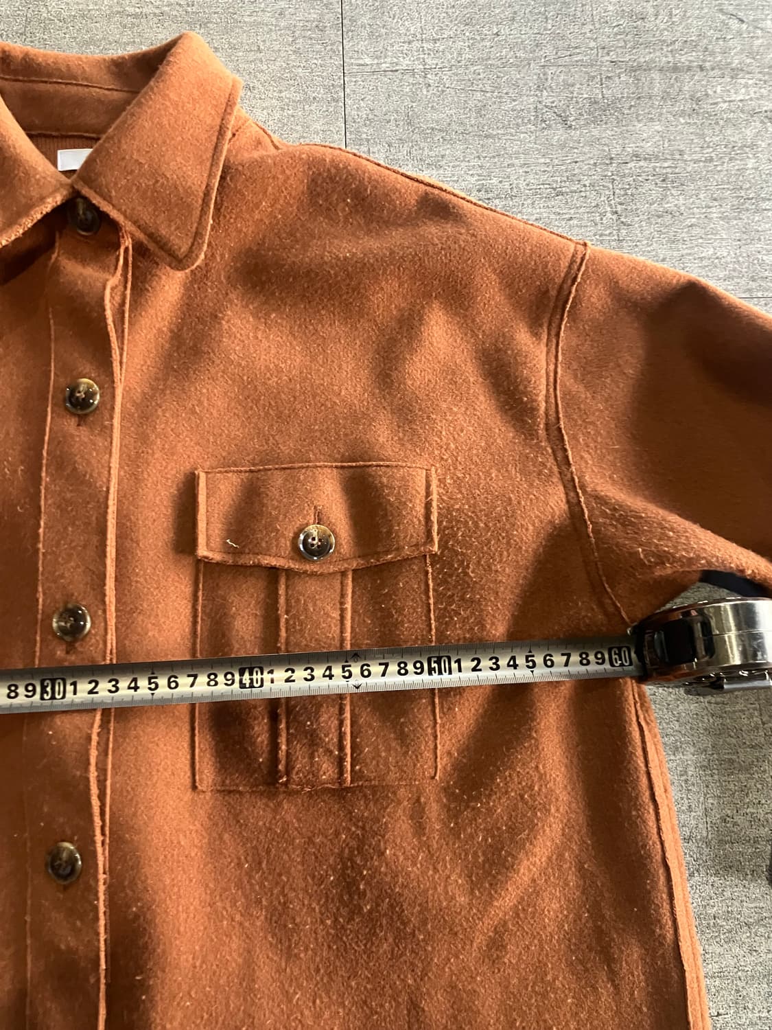 일본빈티지 2Pink 올드스쿨아메카지 혁오풍 투포켓 모직셔츠자켓 상품이미지2