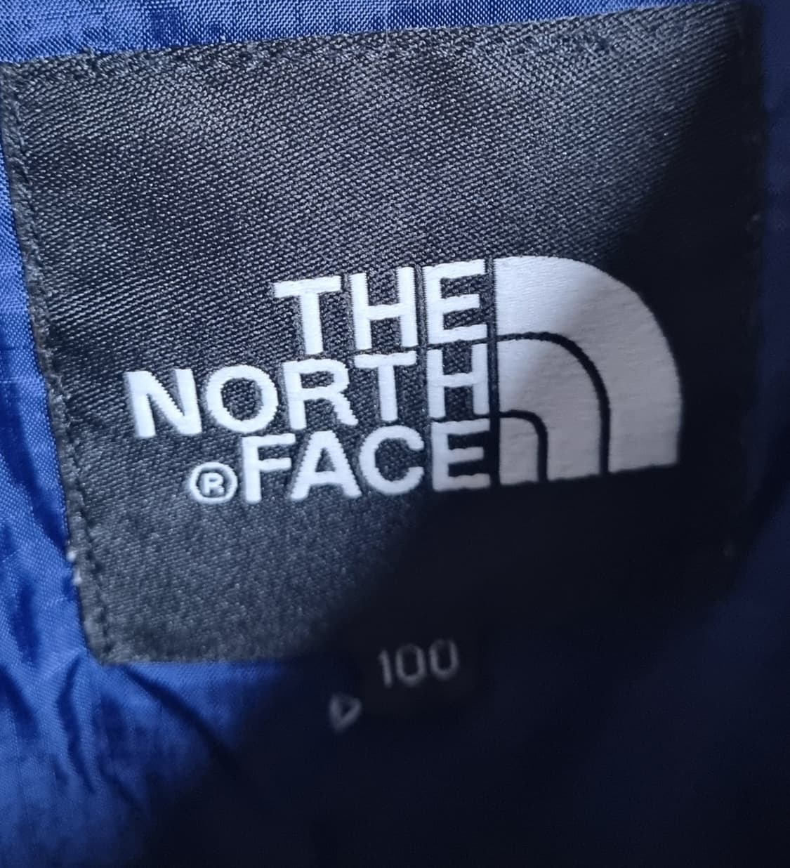 L (100) 노스페이스 블루 경량패딩 상품이미지3