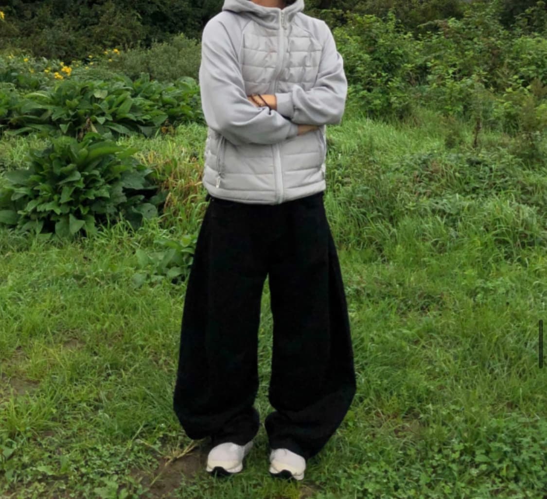 니트패딩 그레이 상품이미지3