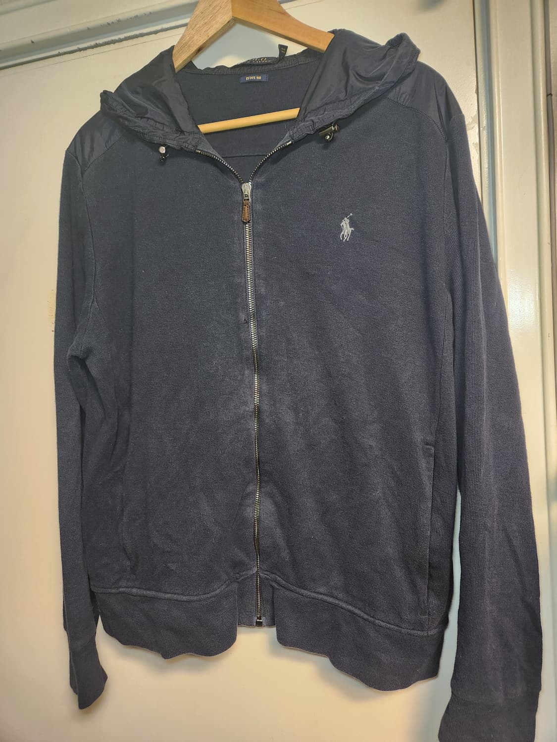 폴로 랄프로렌 네이비 나일론 후드집업 L 상품이미지1