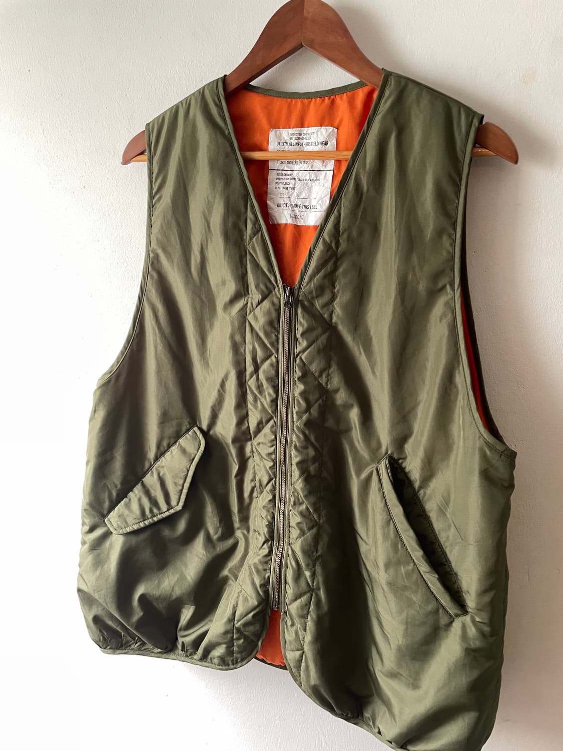 JPN Vintage Military Vest 복각 상품이미지3
