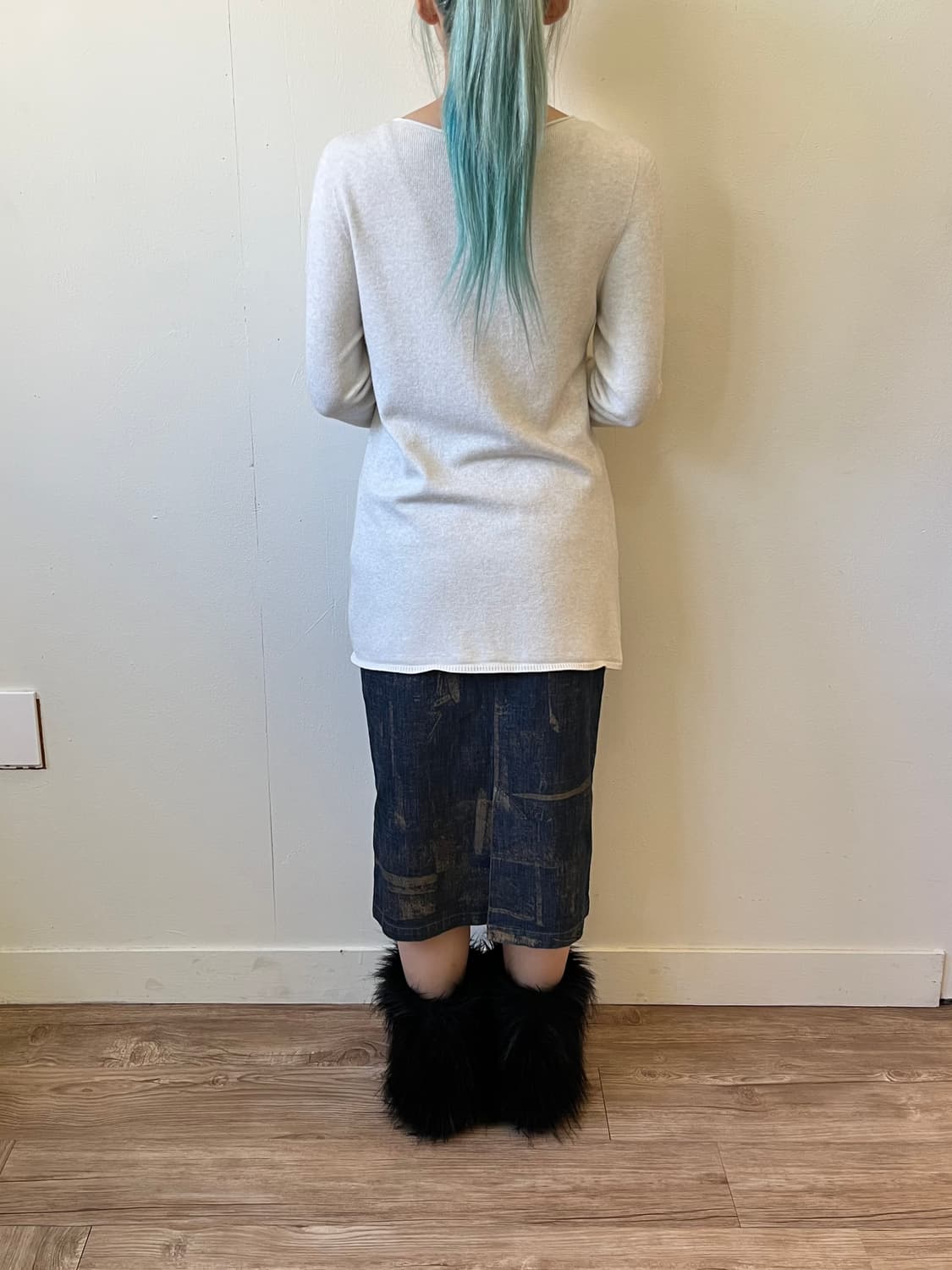 PINORE 데님 H스커트 상품이미지9