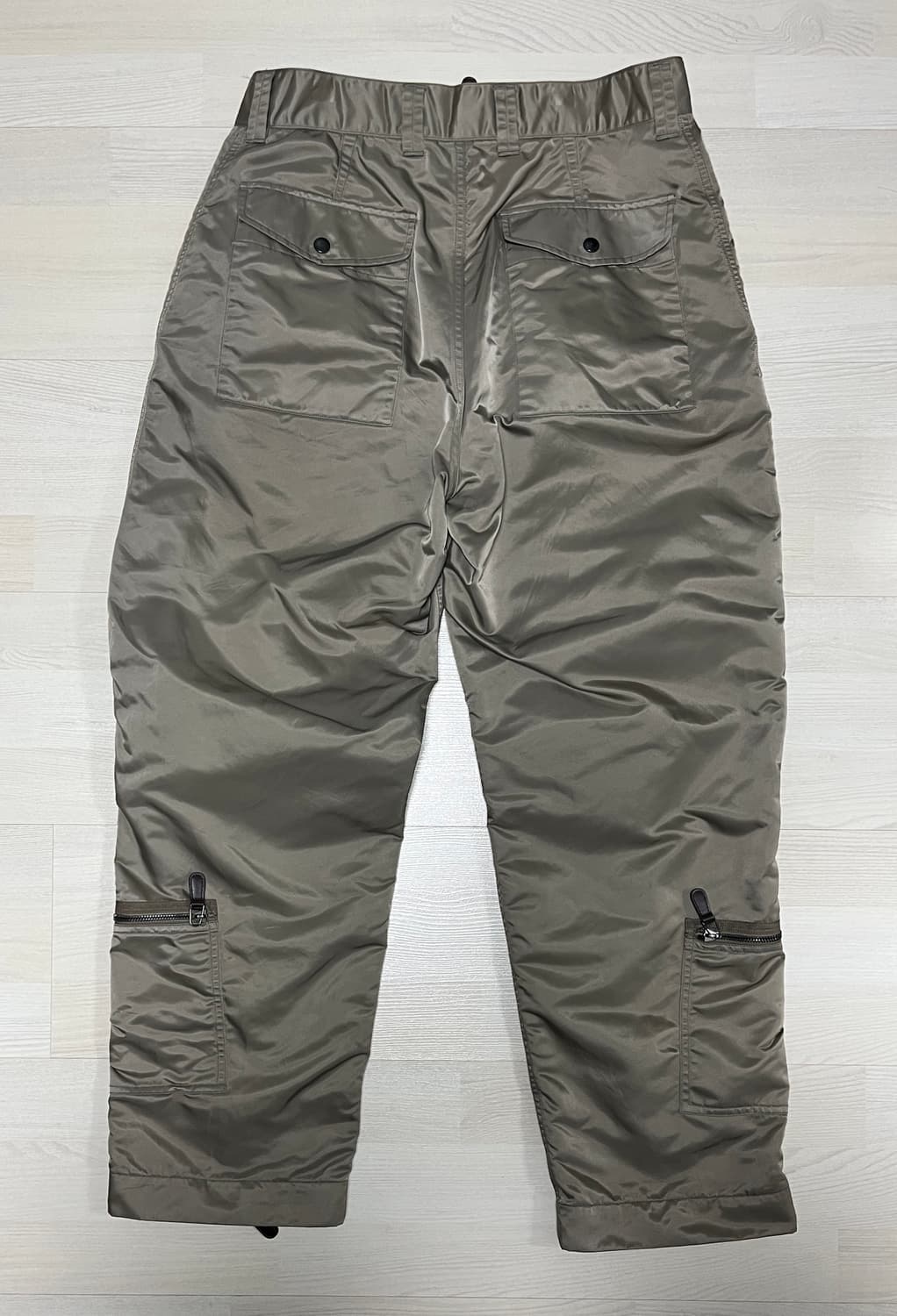 M) 이스트로그 플라이트 팬츠 나일론 / 올리브컬러 판매. 상품이미지3