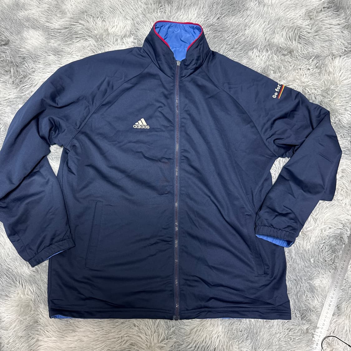 00s 아디다스 일본국대 양면바람막이 105사이즈 상품이미지4