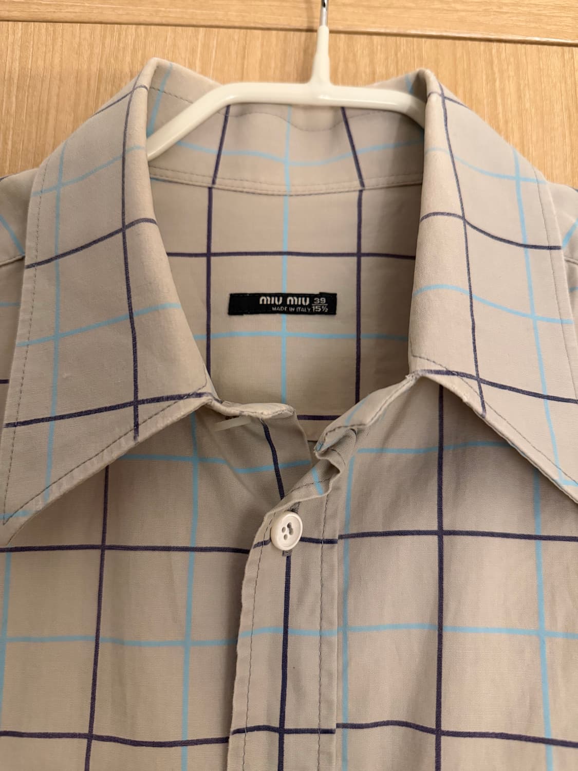 miumiu 2000s pattern stripe shirt 상품이미지4