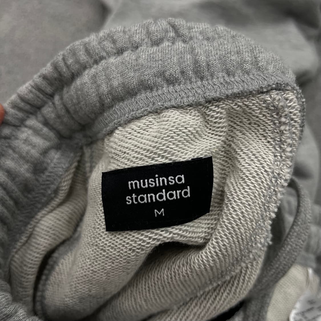 M 무신사스탠다드 그레이 스웻팬츠 상품이미지7