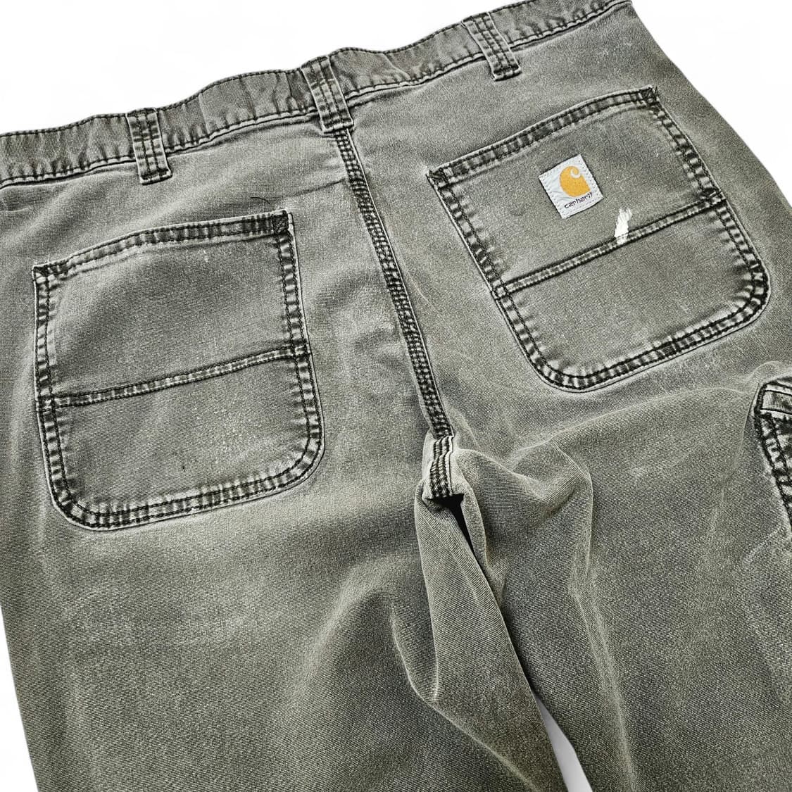 [34][칼하트] OG 릴렉스핏 파이브 포켓 페인트 워크팬츠 페이드 블랙 상품이미지5