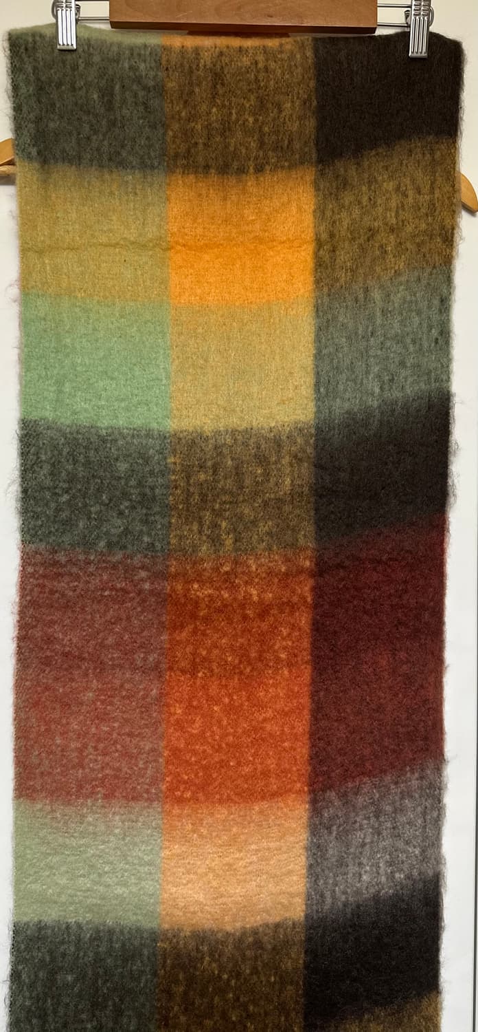 아크네 스튜디오 체크 모헤어울머플러남여공용 상품이미지7