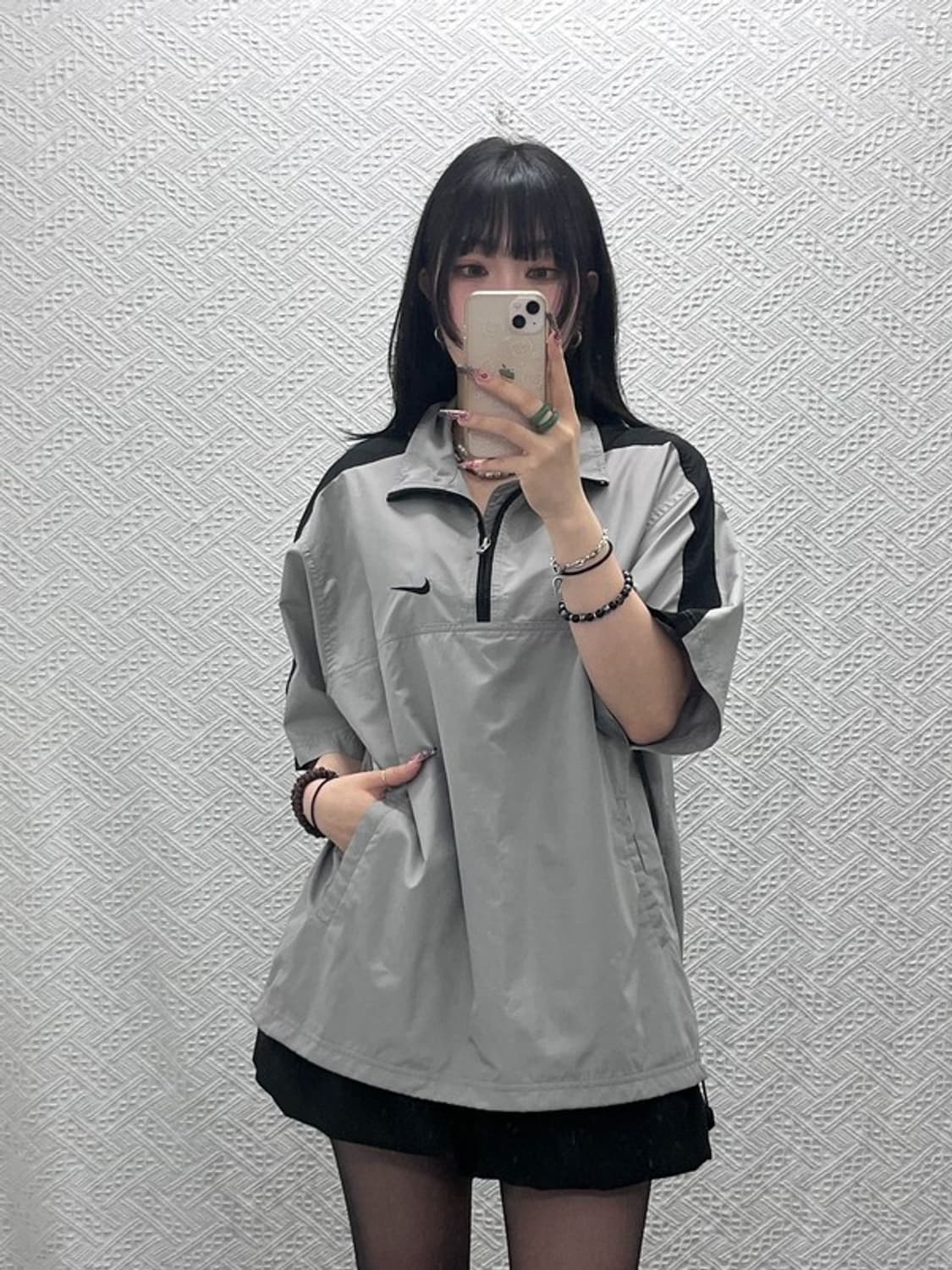 나이키 스트릿 스포티 베스킷볼 아노락 바람막이 L C11816 상품이미지1