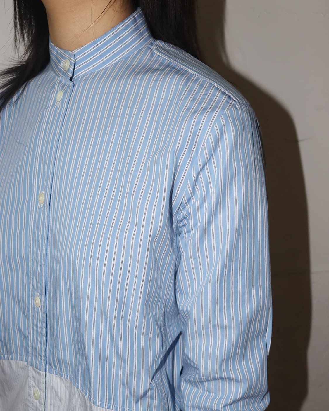 셀린느 by 피비 파일로 스트라이프 믹스드 패브릭 셔츠 상품이미지3