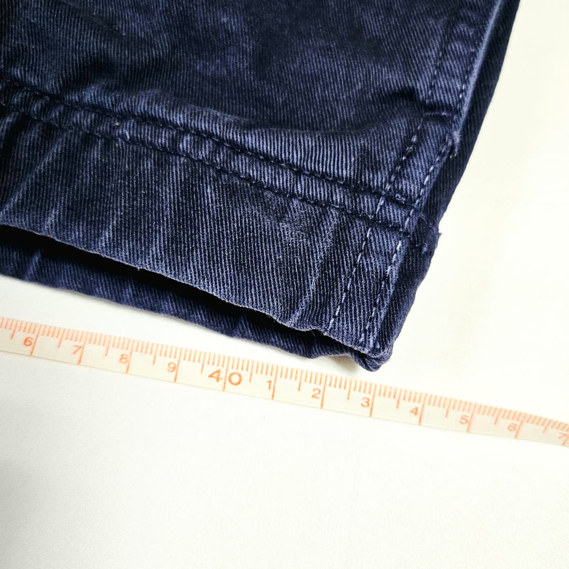 [M/30-32][그라미치]90's USA 가먼트다이 G쇼츠 다크네이비 상품이미지8
