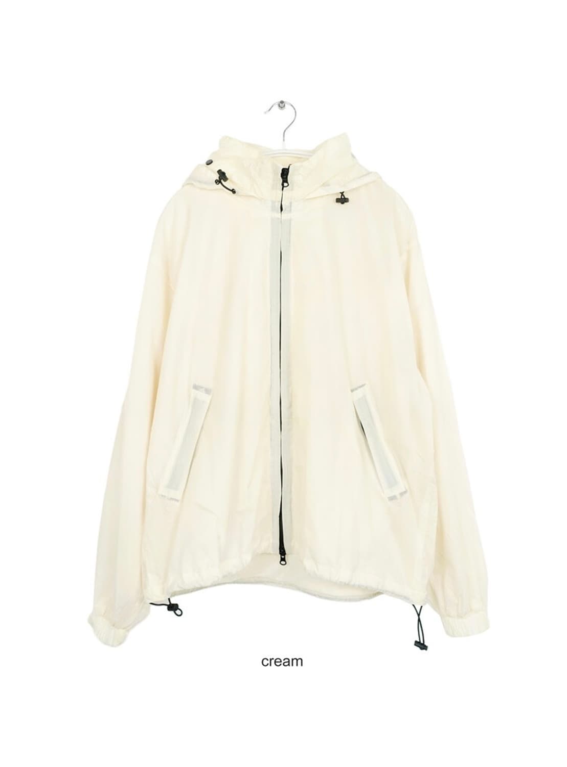 샵페어리 maxi hoodie anorak cream 상품이미지4