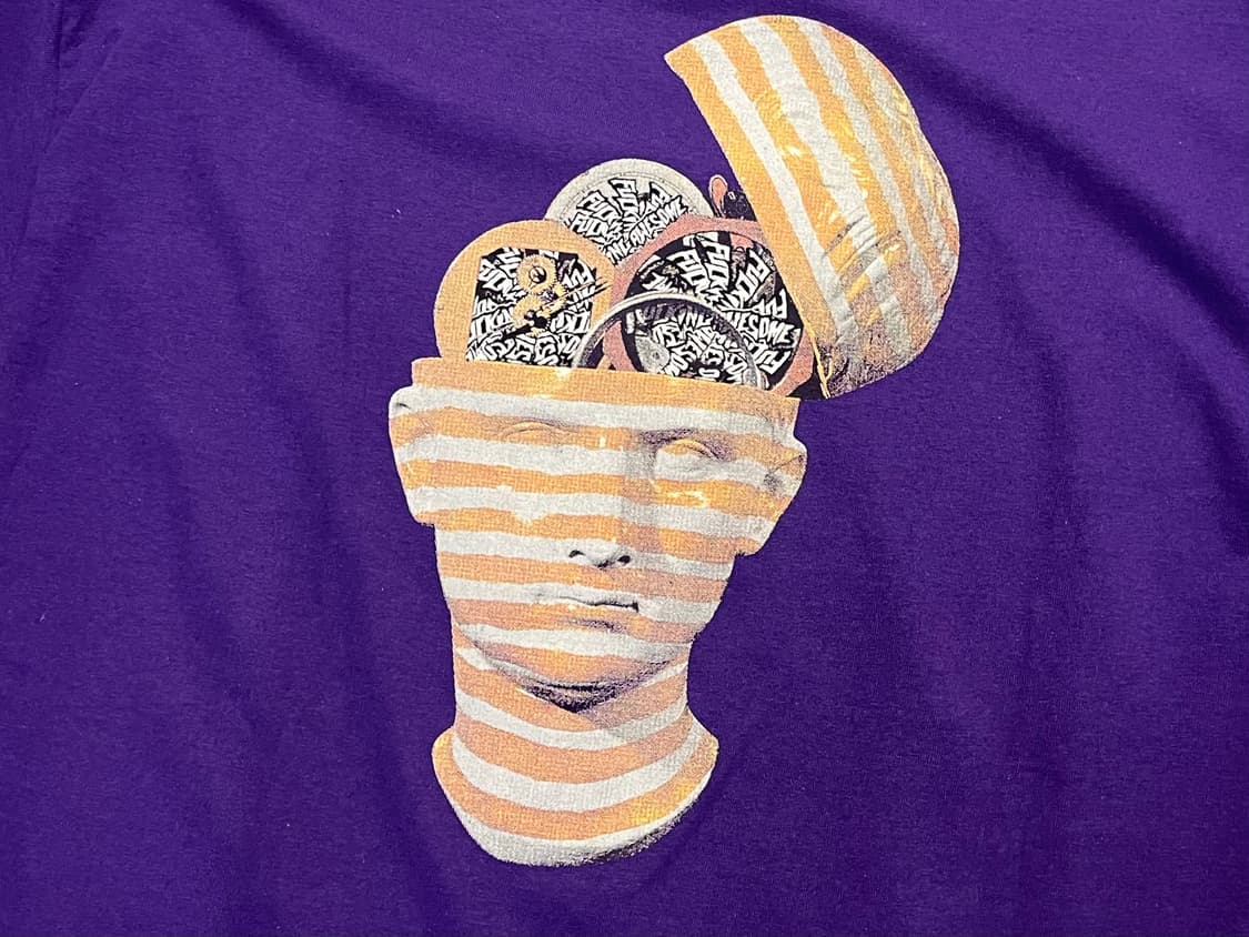 [100] Fucking Awesome 퍼플 반팔티 L  상품이미지5