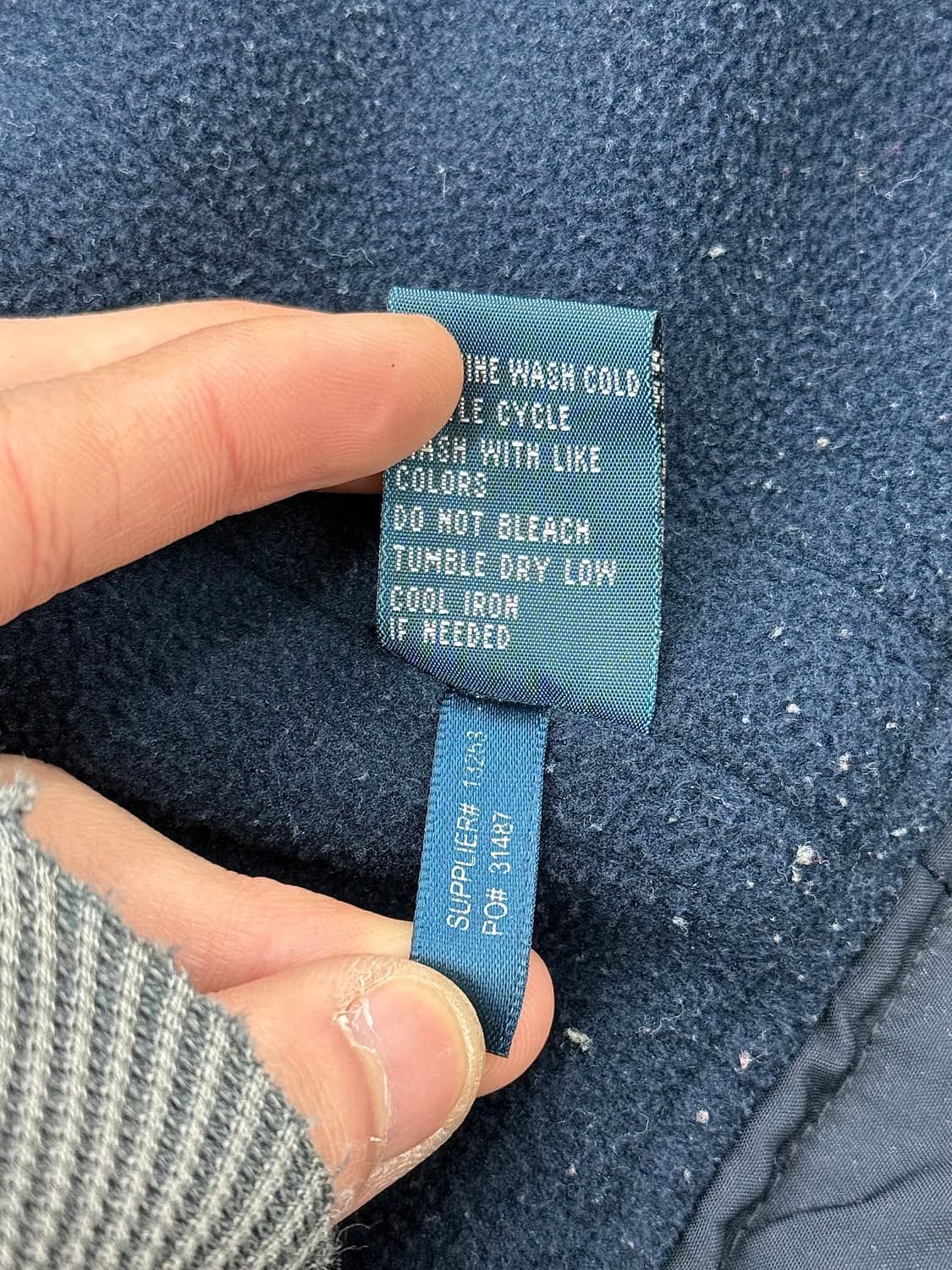 폴로 랄프로렌 네이비 폴리쉘 히든 후디 페리 자켓 상품이미지9