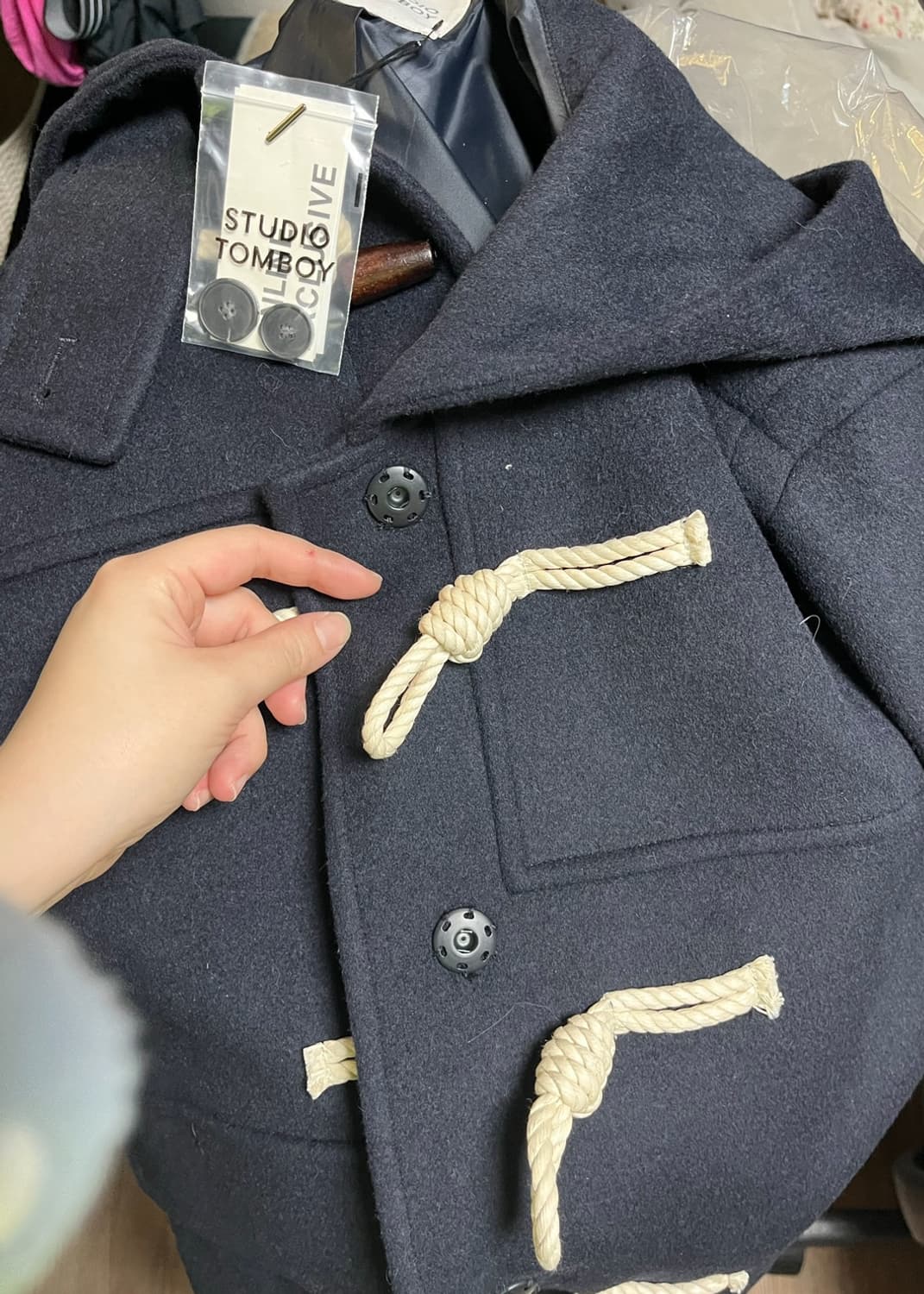 [Studio Tomboy]스튜디오톰보이 오와이토글롱코트 상품이미지6