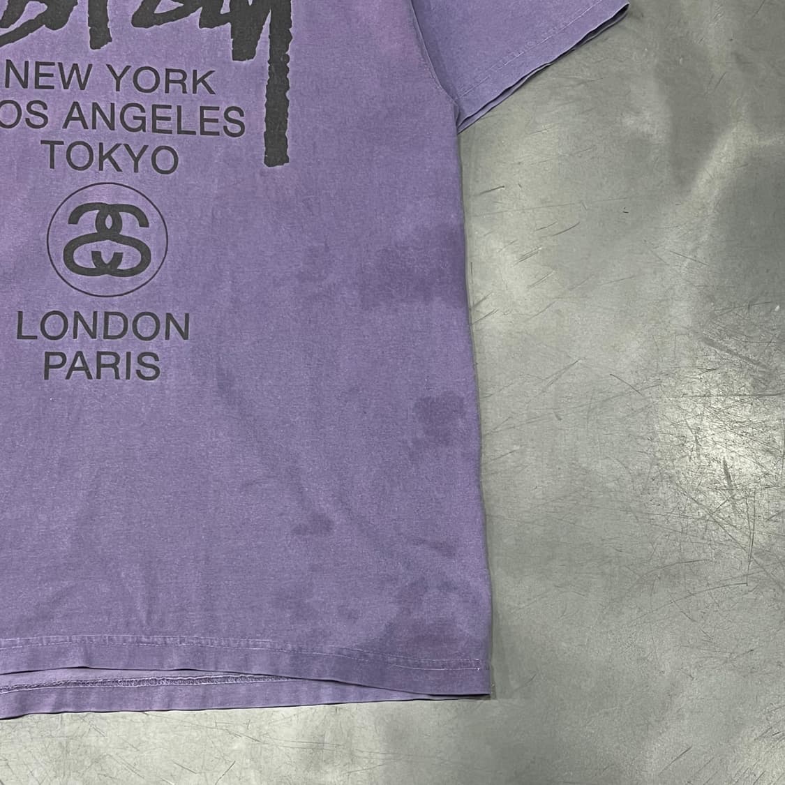  90s 스투시 월드 투어 반팔티 y15454 상품이미지4