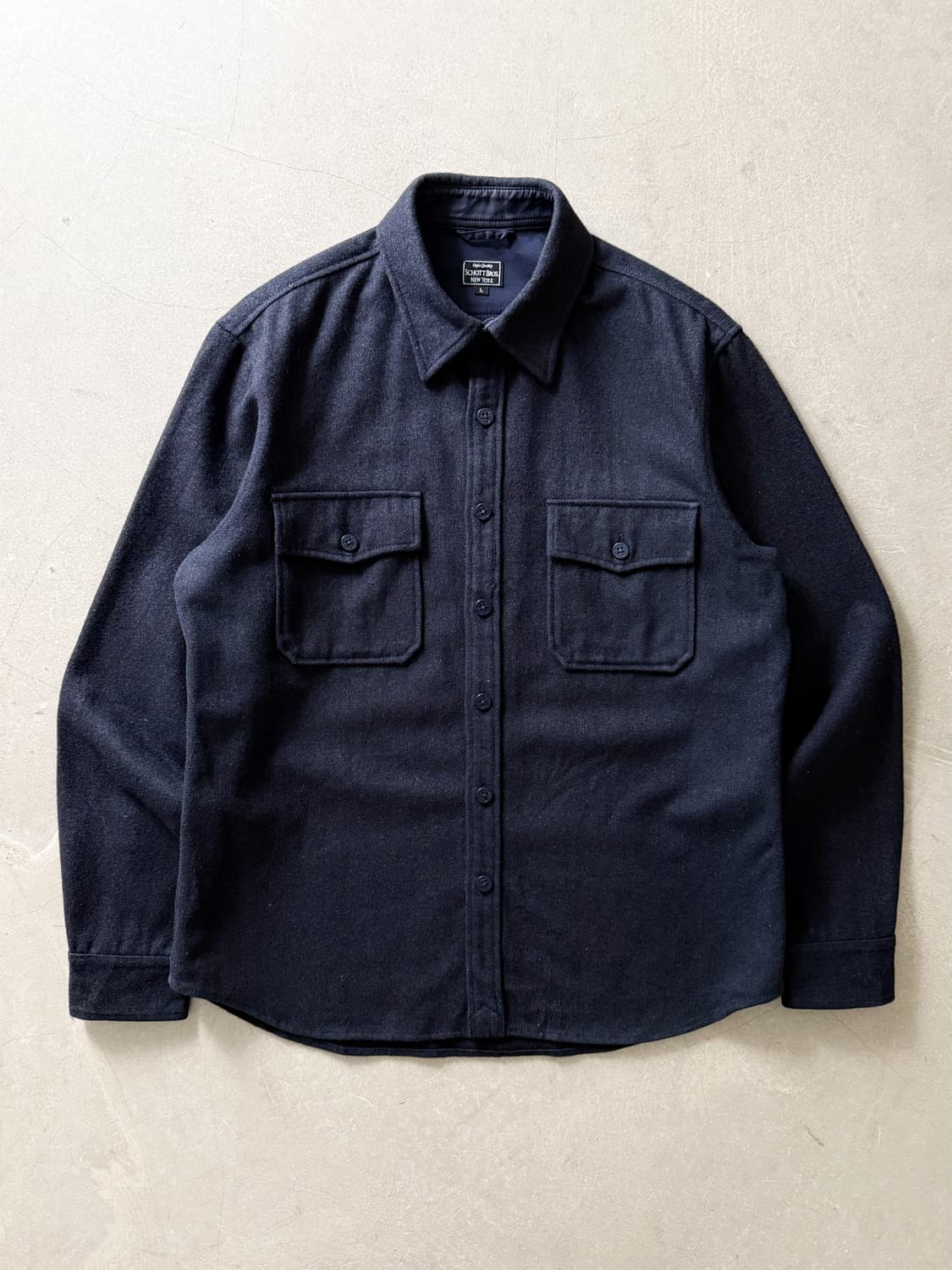 Schott Bros New York Wool Shirts 상품이미지2