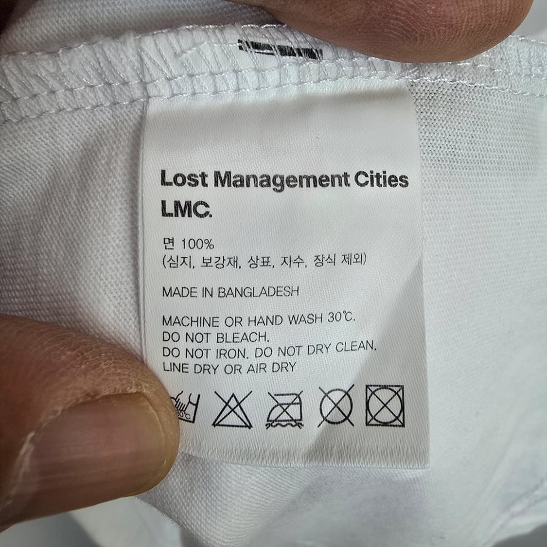 LMC 엘엠씨 백 로고 프린팅 오버핏 반팔티 XL 상품이미지6