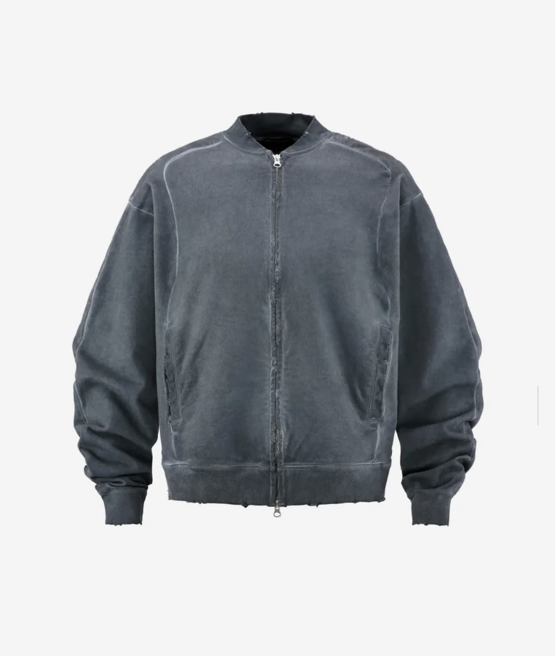 9999아카이브 웨이브 슬릿 봄버 자켓 상품이미지2