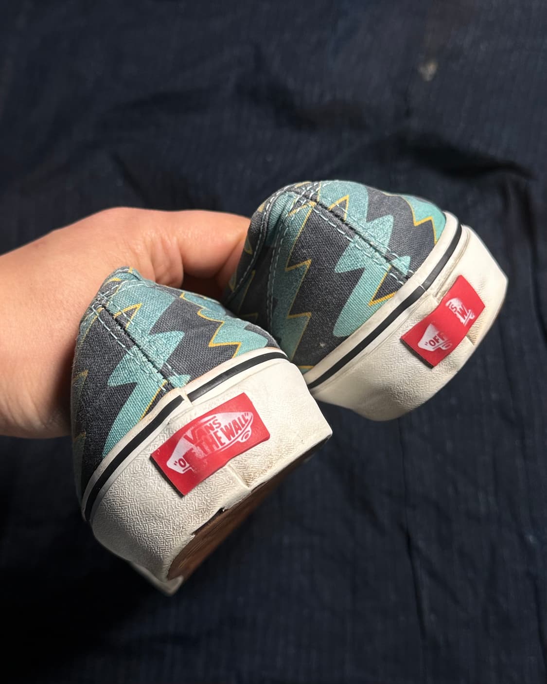 반스 x 겐조 어센틱 ‘라이트닝 볼트 - 아쿠아 블루’ US10 상품이미지6