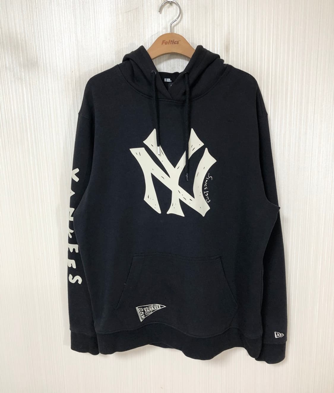 MLB 뉴에라 뉴욕양키스 빅로고 후드티셔츠 XL 상품이미지1