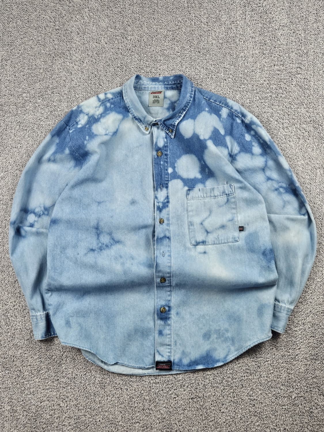 디키즈 다잉 워시드 커스텀 데님 자켓 ( 3XL ) / 10533 상품이미지1