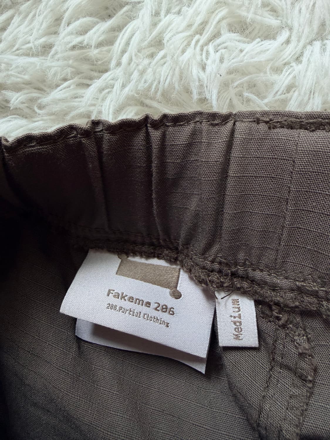 Fakeme 286 리립스탑 카고 팬츠 (Charcoal) 상품이미지4