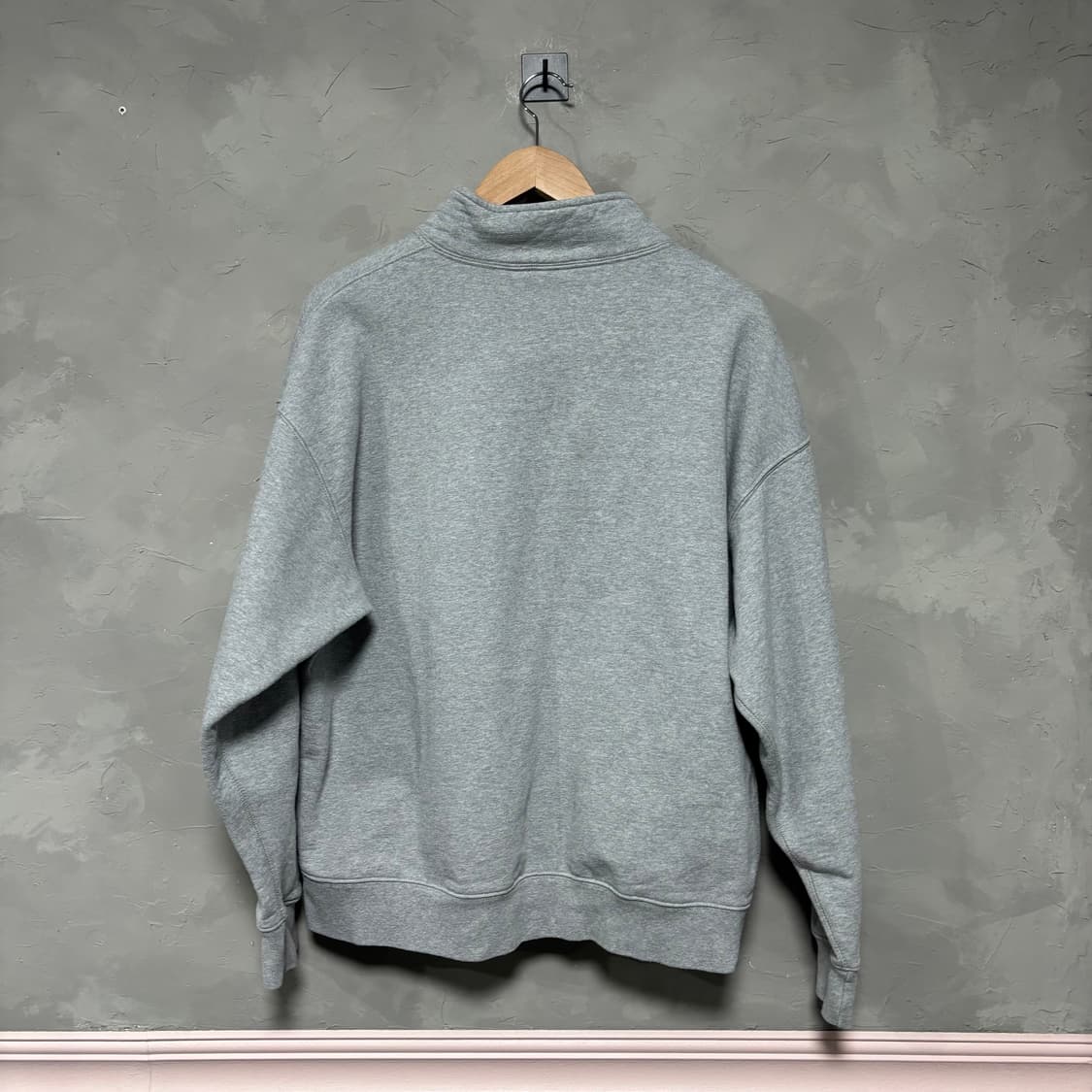 나이키 nrg 스우시 쿼터집업 반집업 맨투맨 회색 상품이미지4