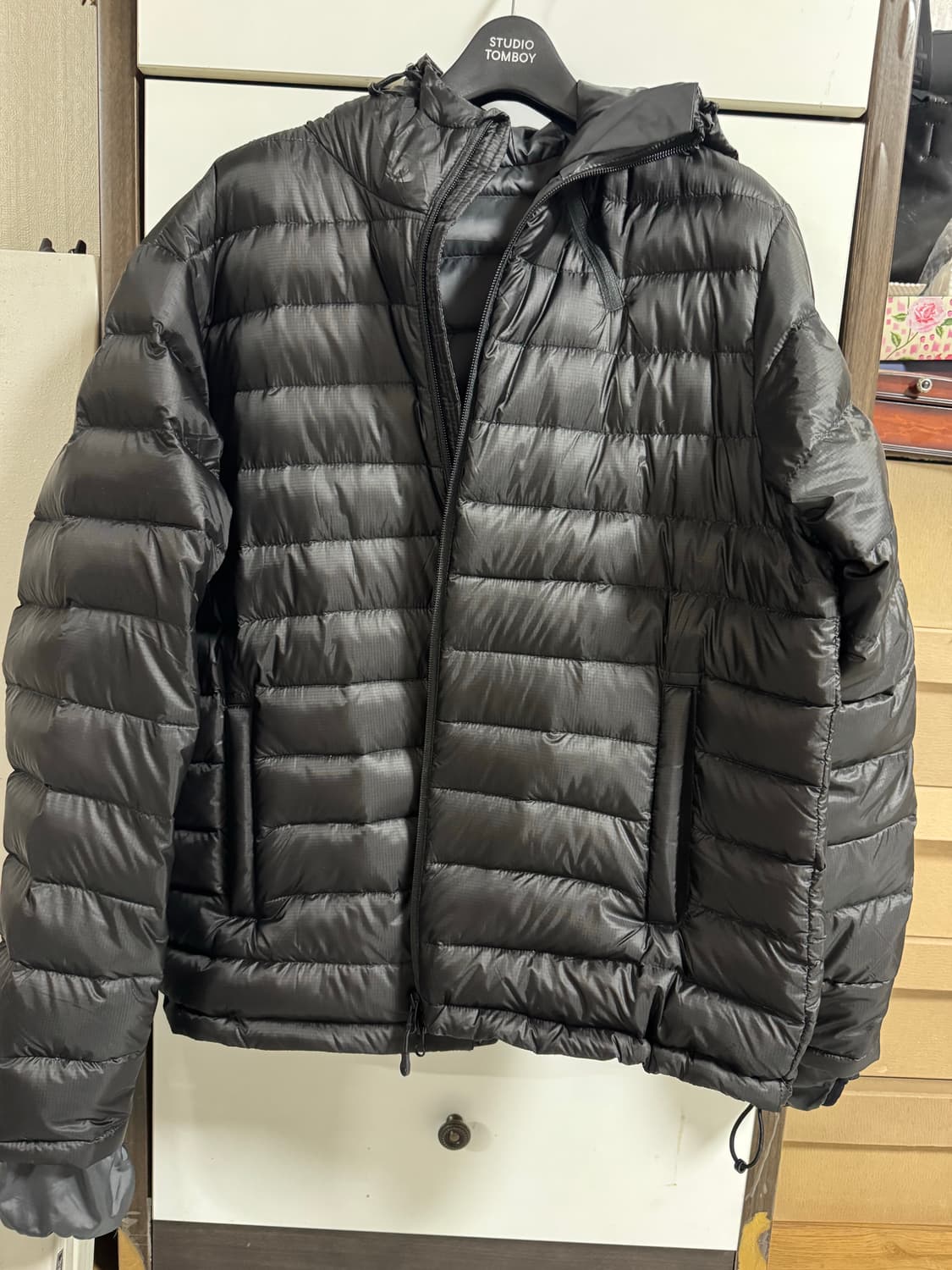 [2]산산기어 서픽스 푸퍼 자켓 블랙 상품이미지1