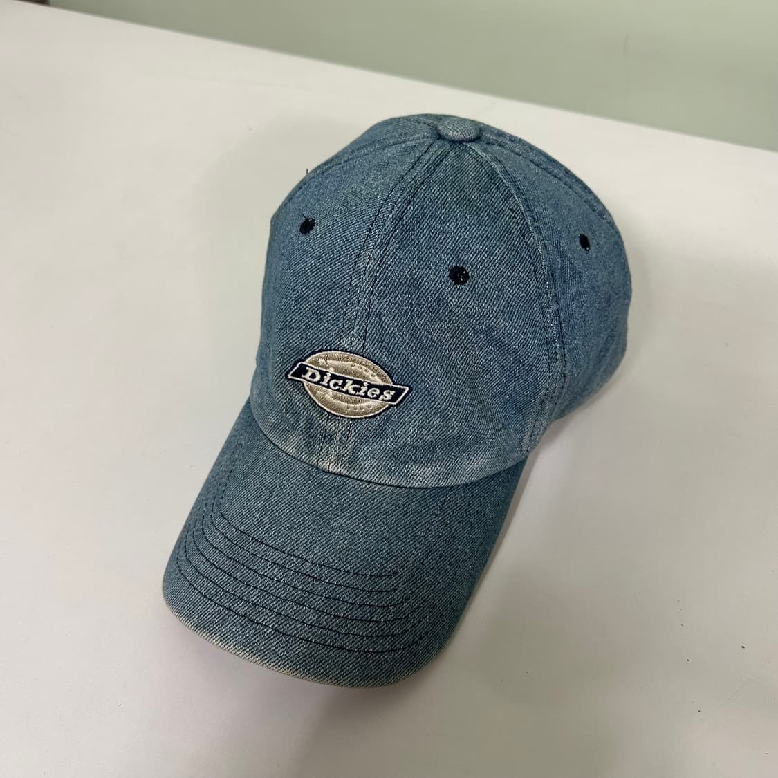 OS 디키즈 빈티지워싱 기본로고 데님볼캡 상품이미지2