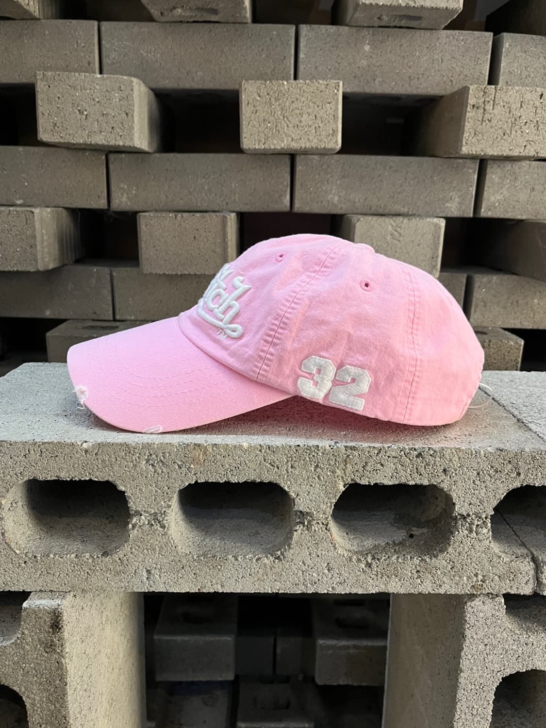 본 더치 로고 핑크 캡 상품이미지4
