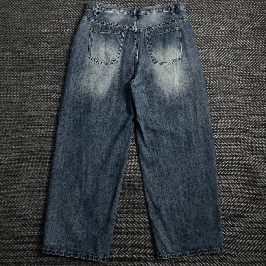 빈티지 미니멀 와이드핏 워싱 데님 팬츠y 4433 상품이미지5