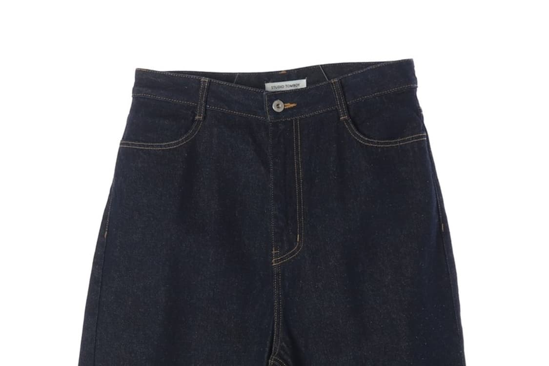 STUDIO TOMBOY 생지 와이드 데님 팬츠 상품이미지3