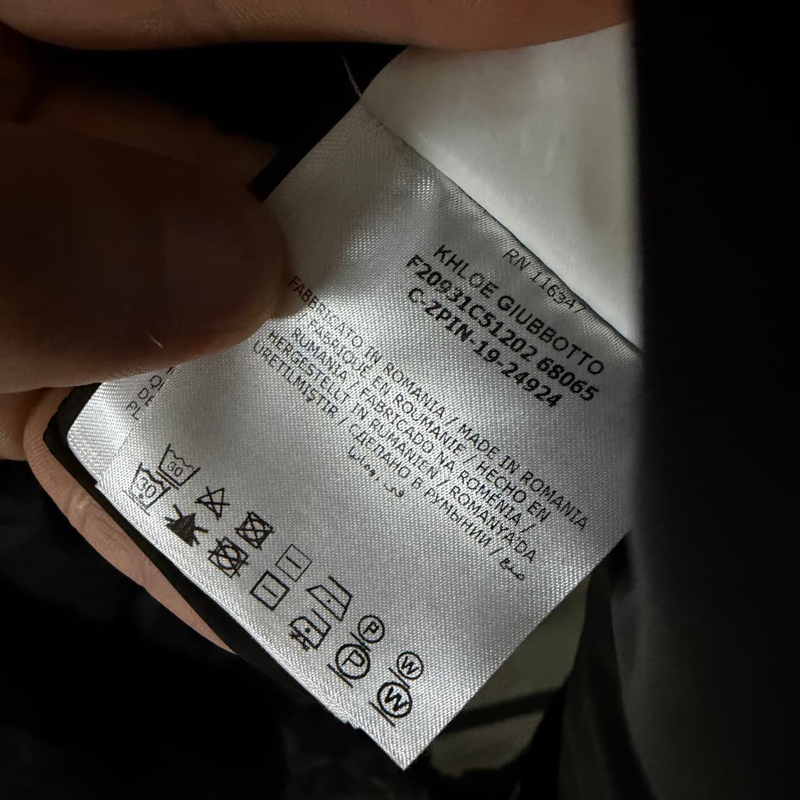 [S+급/1] 몽클레어 클로에 여성패딩 블랙 풀구성 끌로에 상품이미지6