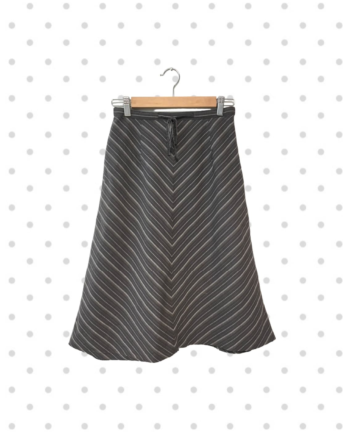 vintage chevron stripe skirt cocoa 상품이미지1