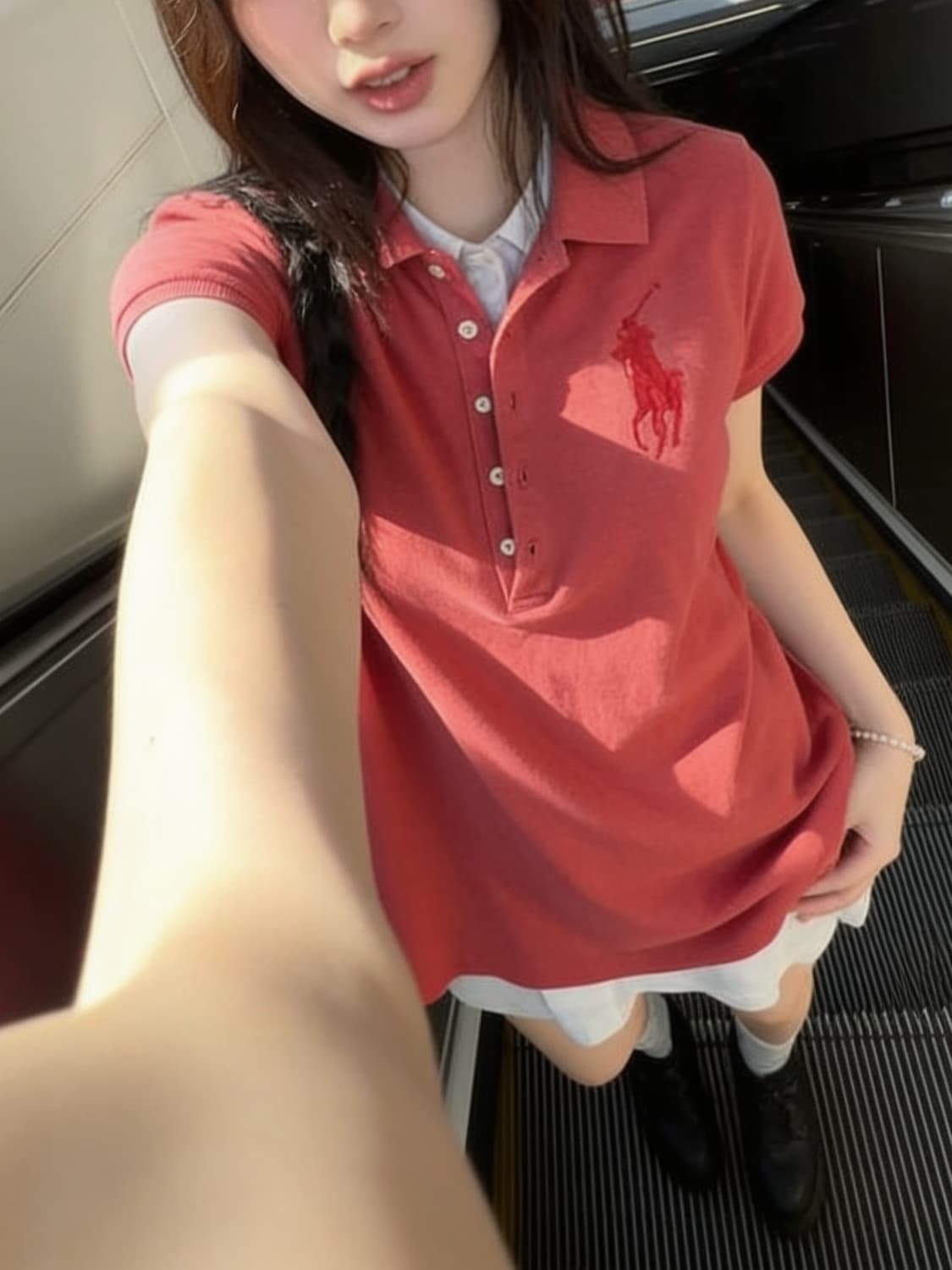 랄프 로렌 빅포니 핑크 PK 반팔티 상품이미지1