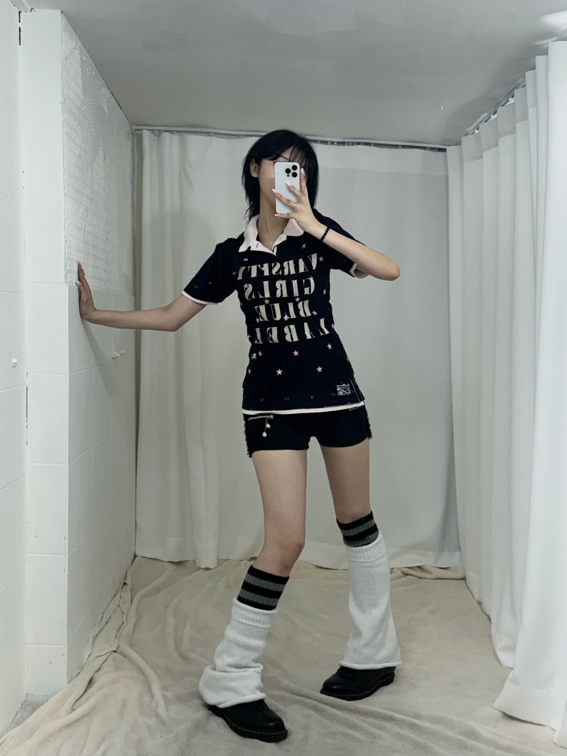 버버리 키치 핑크 히메갸루 코디세트 상품이미지2