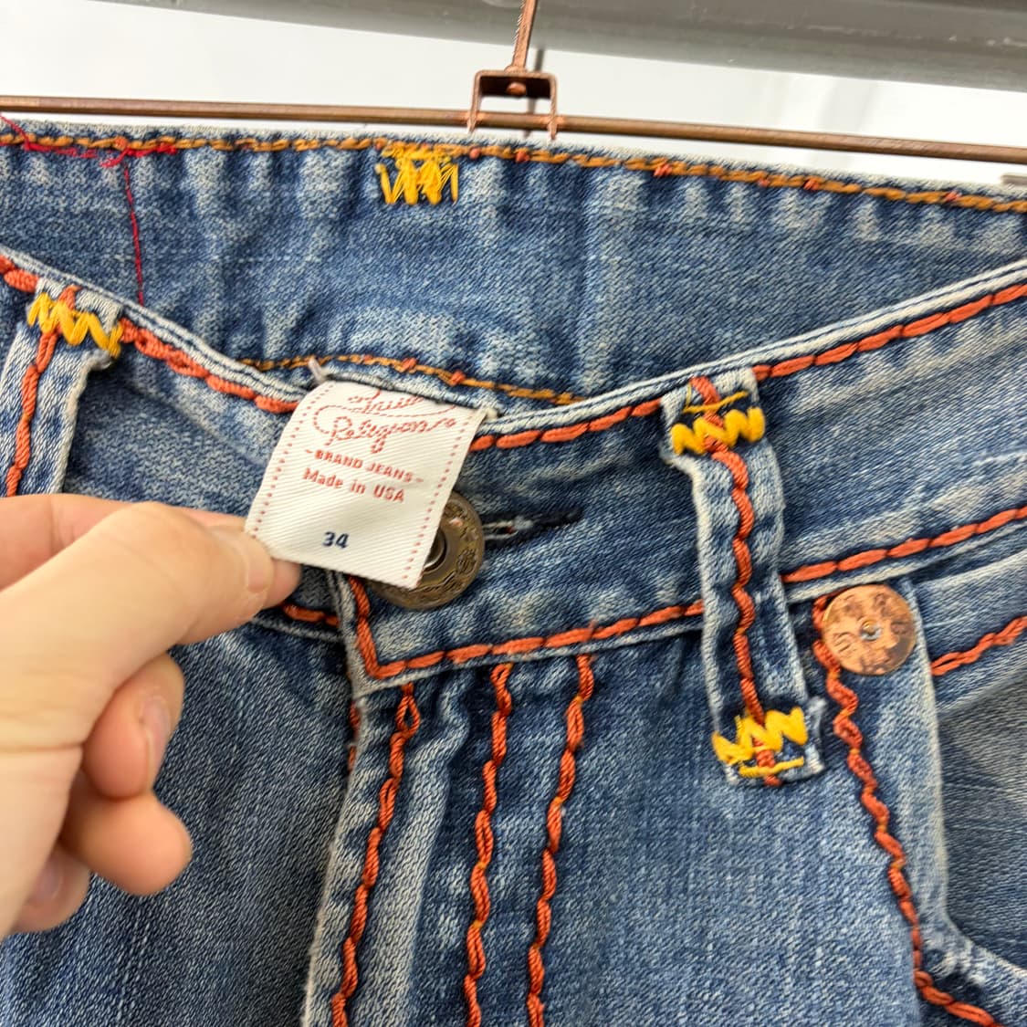 트루릴리전 월드투어 데님 팬츠 상품이미지8