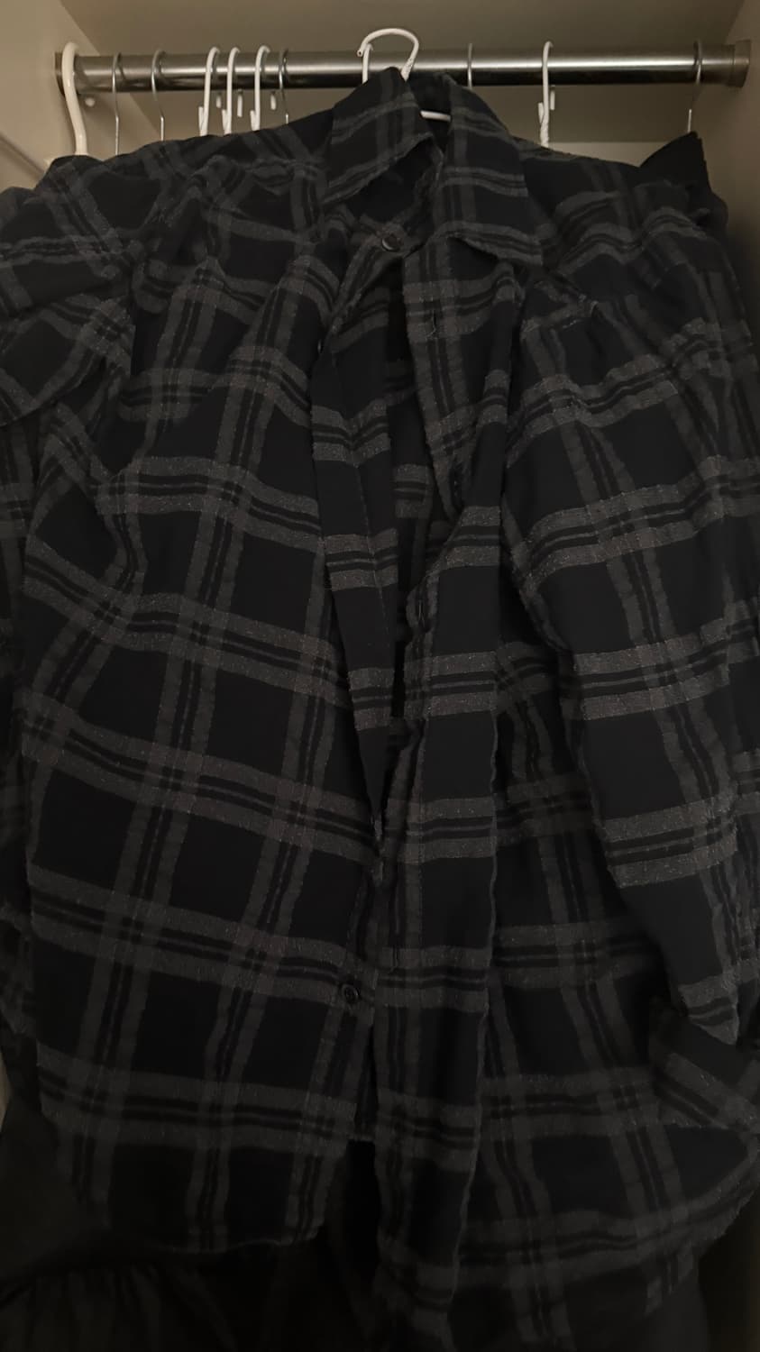 해칭룸 셔츠 archive boiled check shirt v2  상품이미지2