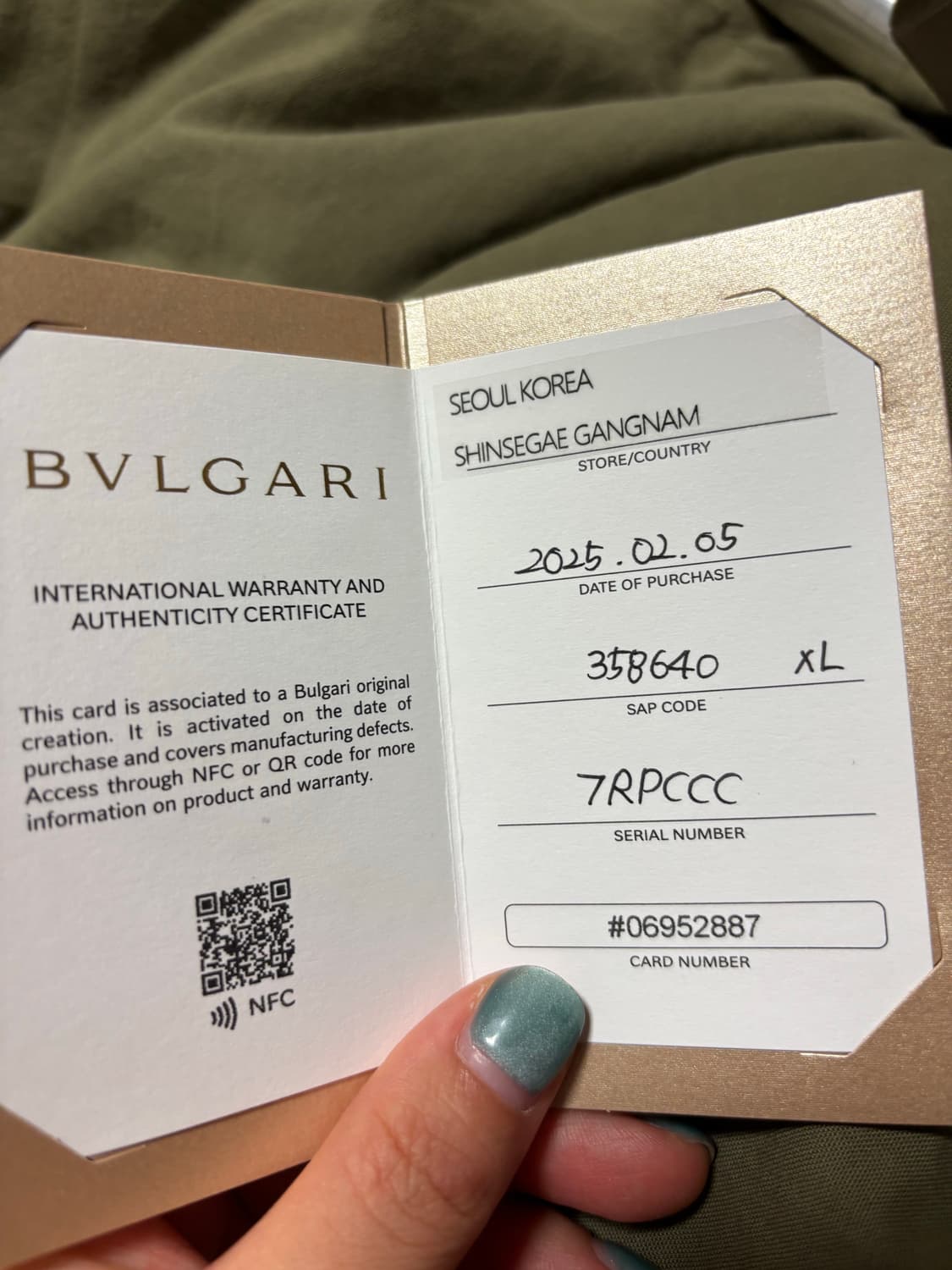 [신품급풀세트] 불가리 세르펜티 바이퍼링 로즈골드 XL 상품이미지5