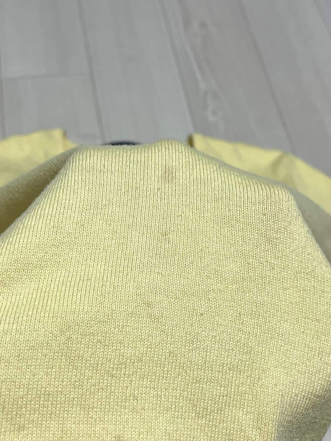 폴로 코튼 니트 연노랑 상품이미지2